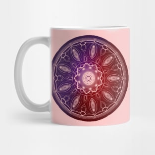 Red & Purple Mandala Mug